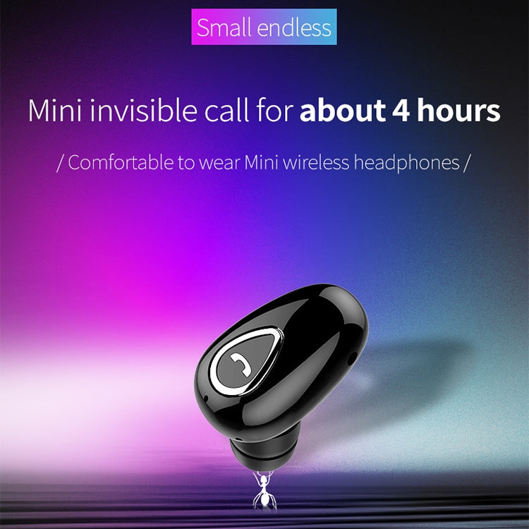 YX01 Sweatproof Bluetooth 4.1 Wireless Bluetooth Earphone, Support Memory Connection & HD Call (Black) - Bluetooth Earphone by PMC TechLife | Online Shopping South Africa | PMC TechLife
