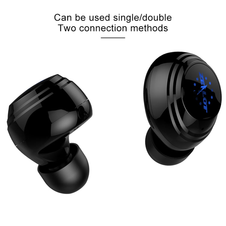 ZEALOT H19 TWS Bluetooth 5.0 Touch Wireless Bluetooth Earphone with Magnetic Charging Box, Support HD Call & Bluetooth Automatic Connection(Black) - TWS Earphone by ZEALOT | Online Shopping South Africa | PMC TechLife | Buy Now Pay Later Mobicred