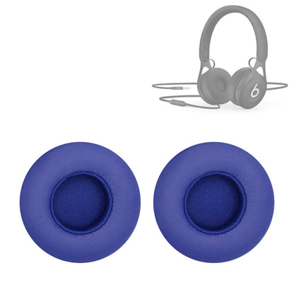 2 PCS For Beats EP Wired Headset Ear-cap Sponge Earmuffs(Blue) - Earmuff & Pad by PMC Jewellery | Online Shopping South Africa | PMC Jewellery