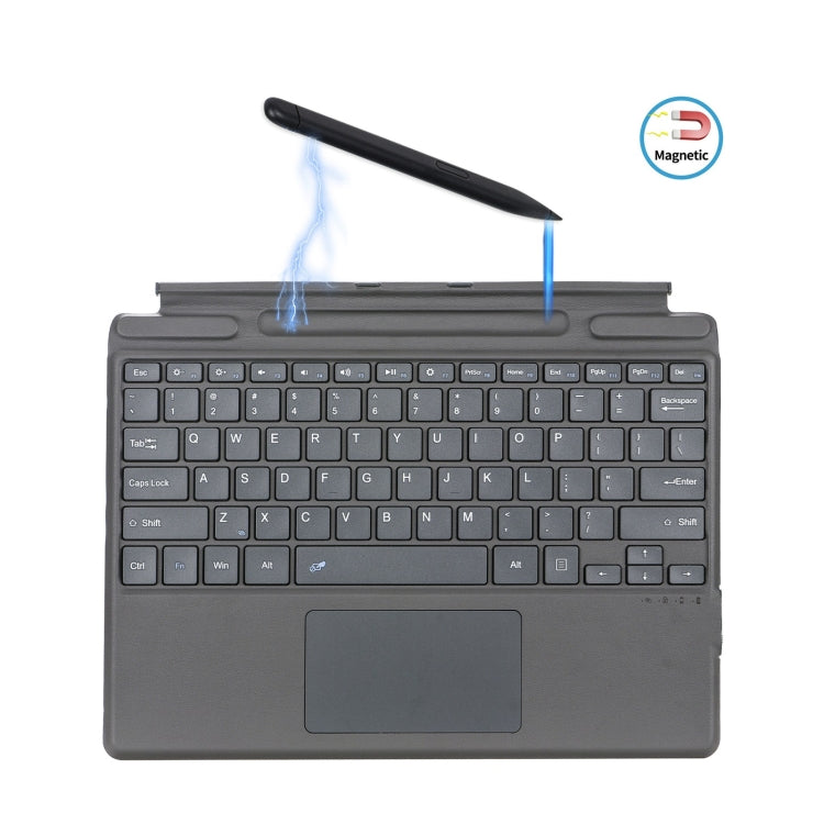 For Microsoft Surface Pro 8 / Pro X Tablet Bluetooth Keyboard Leather Case with Pen Slot - Wireless Keyboard by PMC TechLife | Online Shopping South Africa | PMC TechLife