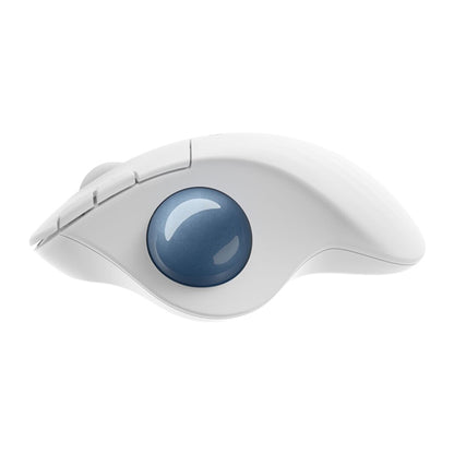 Logitech ERGO M575 Creative Wireless Trackball Mouse (White) - Wireless Mice by Logitech | Online Shopping South Africa | PMC Jewellery
