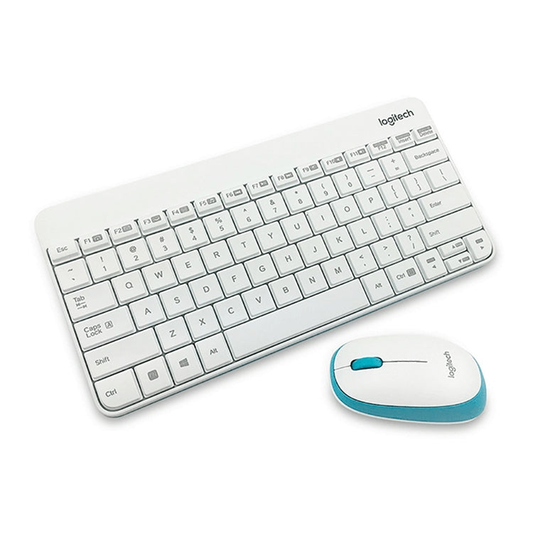 Logitech MK245 Nano Wireless Keyboard Mouse Set (White) - Wireless Keyboard by Logitech | Online Shopping South Africa | PMC Jewellery