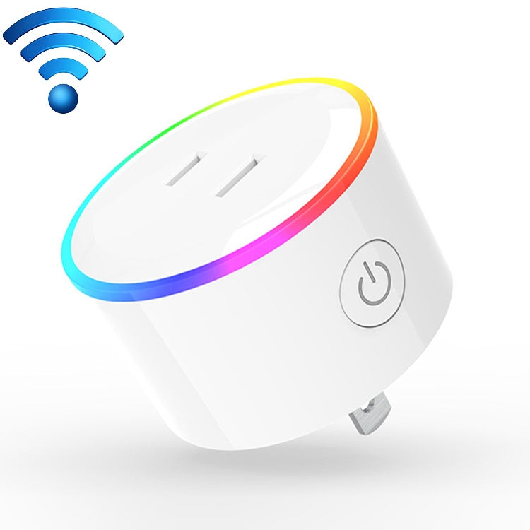 10A RGB Scene Light WiFi Remote Control Smart Socket Works with Alexa & Google Home & IFTTT, AC 100-240V, JP Plug - Smart Socket by PMC Jewellery | Online Shopping South Africa | PMC Jewellery