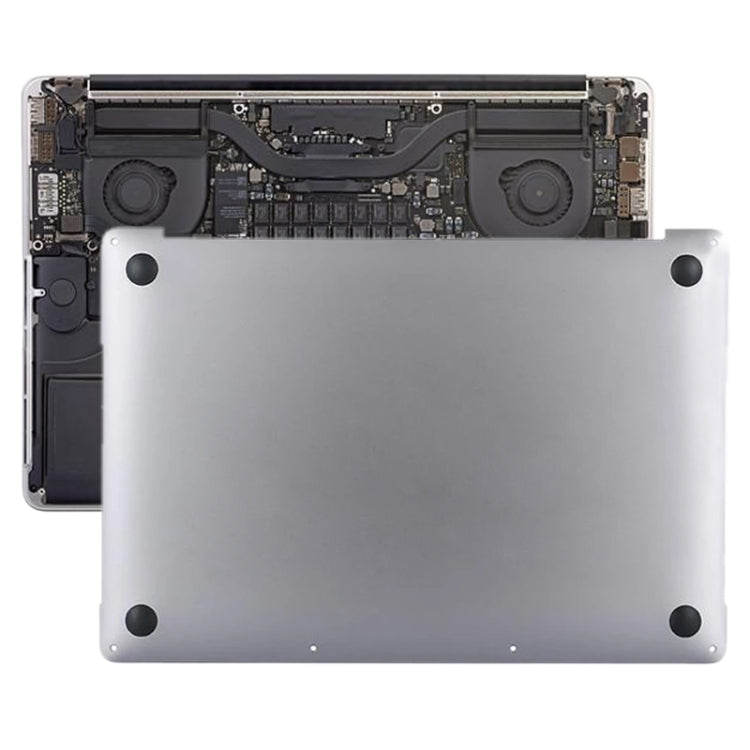 Bottom Cover Case for Macbook Pro Retina 13 inch A1706 2016-2017(Grey) - Bottom Cover by PMC TechLife | Online Shopping South Africa | PMC TechLife | Buy Now Pay Later Mobicred