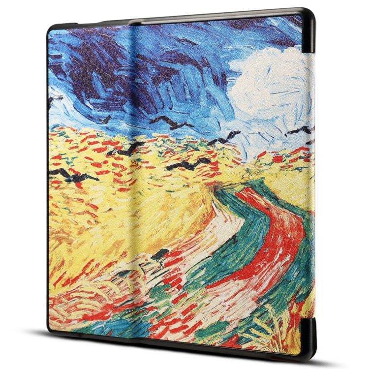 Dibase for Amazon Kindle Oasis 2017 7 inch Print Horizontal Flip PU Leather Protective Case - Amazon by dibase | Online Shopping South Africa | PMC TechLife | Buy Now Pay Later Mobicred