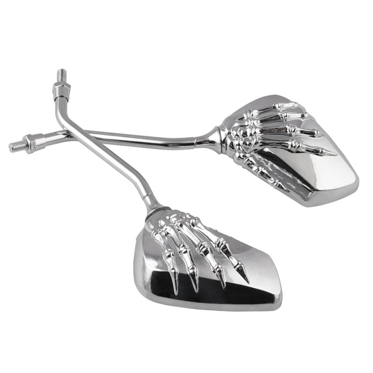 MB-MR011 Motorcycle Modified Universal ABS Skeleton Hand Rear View Mirror Set - free shipping - PMC TechLife - Order now!