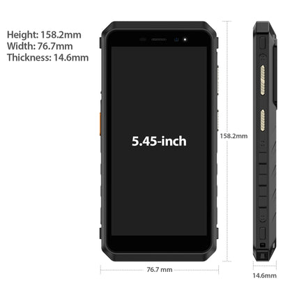 Ulefone Power Armor X11 Pro Rugged Phone, 4GB+64GB, IP68/IP69K Waterproof Dustproof Shockproof, Dual Back Cameras, Face Unlock, 5.45 inch Android 12 MediaTek Helio G25 MT6762VWB Octa Core up to 2.0GHz, Network: 4G, NFC, OTG(Black) - Ulefone by Ulefone | Online Shopping South Africa | PMC Jewellery | Buy Now Pay Later Mobicred