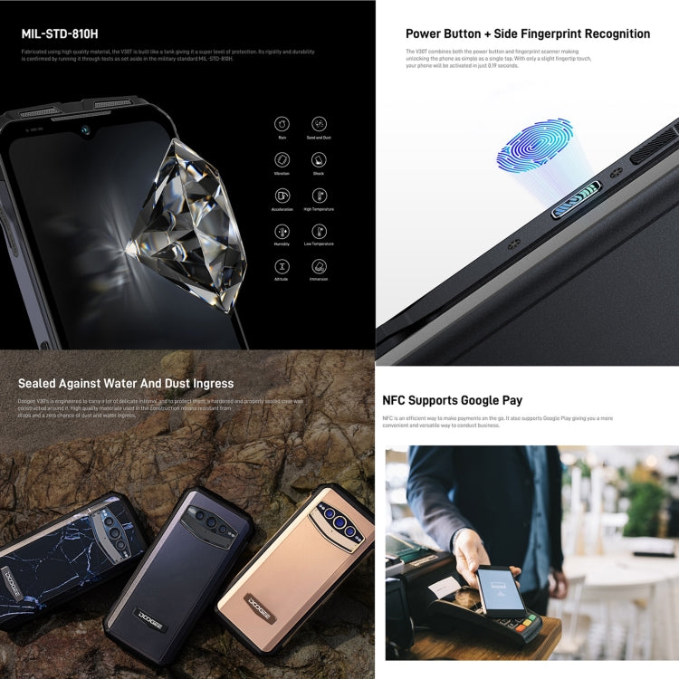 [HK Warehouse] DOOGEE V30T 5G Rugged Phone, 108MP Camera, Night Vision, 20GB+256GB - DOOGEE by DOOGEE | Online Shopping South Africa | PMC Jewellery
