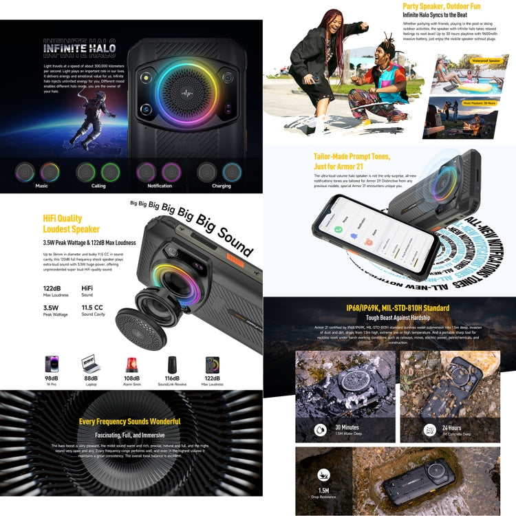 [HK Warehouse] Ulefone Armor 21 Rugged Phone, Night Vision, 8GB+256GB - Ulefone by Ulefone | Online Shopping South Africa | PMC Jewellery