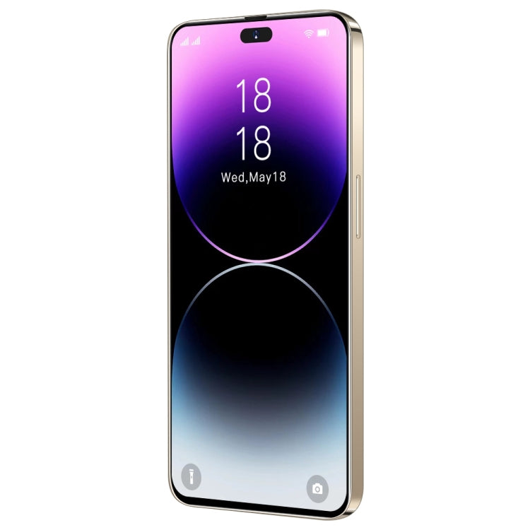 i14 Pro Max / H208A, 3GB+32GB, 6.5 inch Dynamic Island Screen, Face Identification, Android 8.1 MTK6753 Octa Core, Network: 4G (Gold) - free shipping - PMC TechLife - Order now!