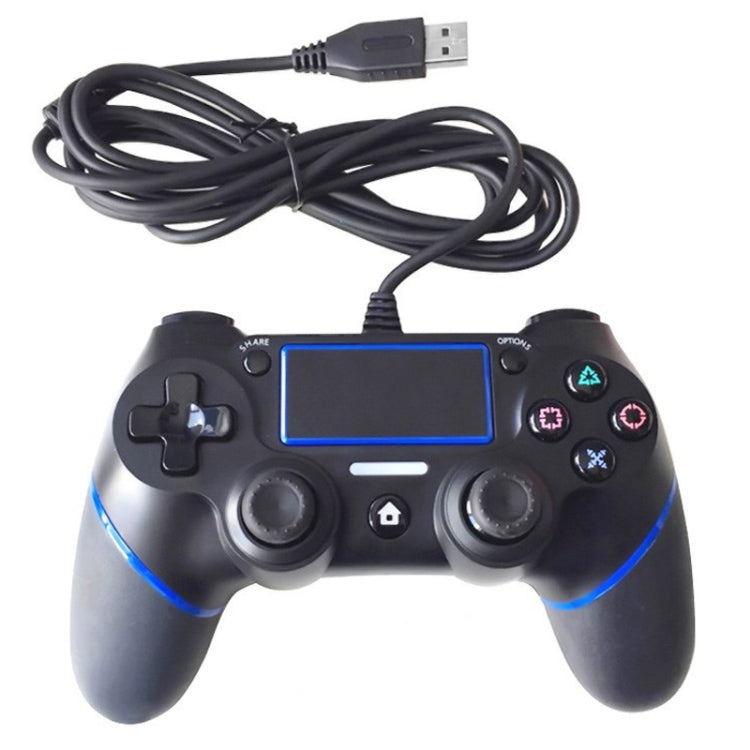 Wired Game Controller for Sony Playstation PS4(Blue) - Gamepads by PMC Jewellery | Online Shopping South Africa | PMC Jewellery