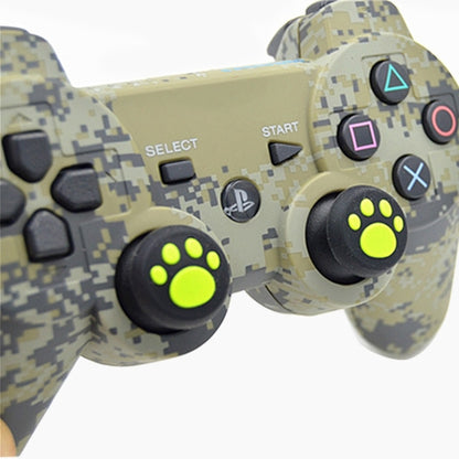 4 PCS Cute Cat Paw Silicone Protective Cover for PS4 / PS3 / PS2 / XBOX360 / XBOXONE / WIIU Gamepad Joystick(Green) - Cases by PMC Jewellery | Online Shopping South Africa | PMC Jewellery