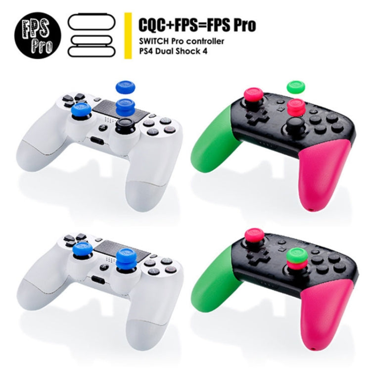 Left + Right Gamepad Rocker Cap Button Cover for NS Pro / PS4(Green+Red) - Cases by PMC Jewellery | Online Shopping South Africa | PMC Jewellery