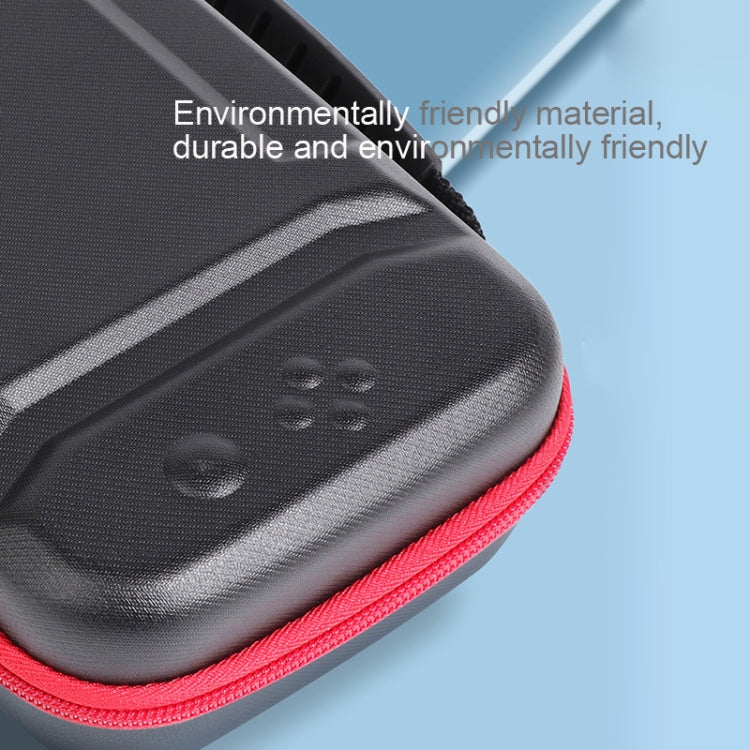 Portable EVA Storage Bag Protective Case Handbag with Holder Function for Nintendo Switch Console, Size: 26x12.5x7cm(Black Red) - Bags by PMC TechLife | Online Shopping South Africa | PMC TechLife
