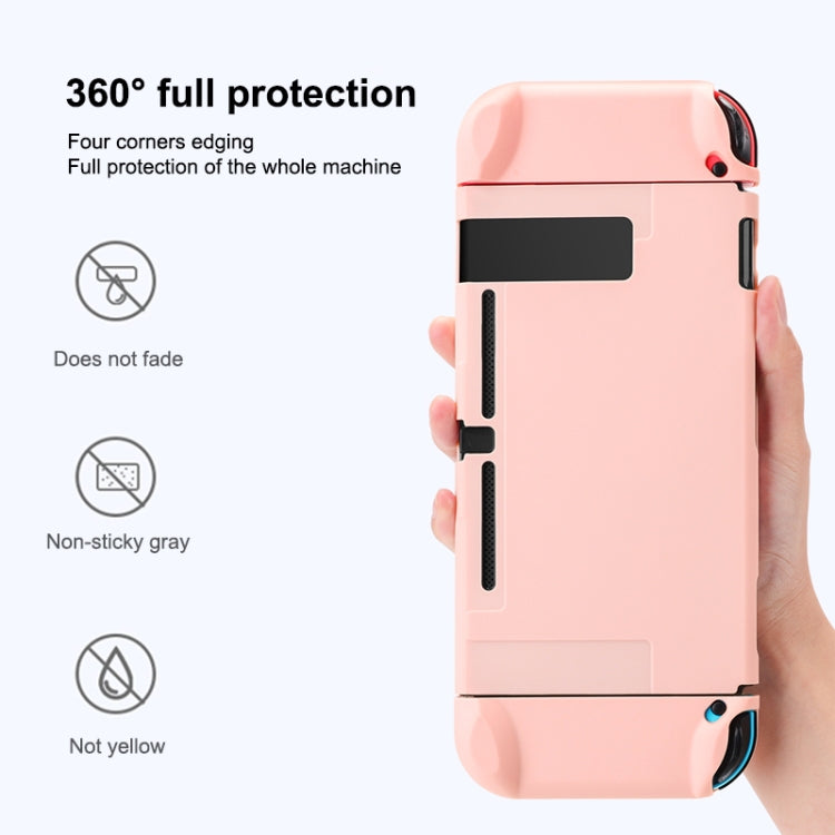 For Nintendo Switch Pure Color Shockproof TPU Case(Pink) - Cases by PMC Jewellery | Online Shopping South Africa | PMC Jewellery