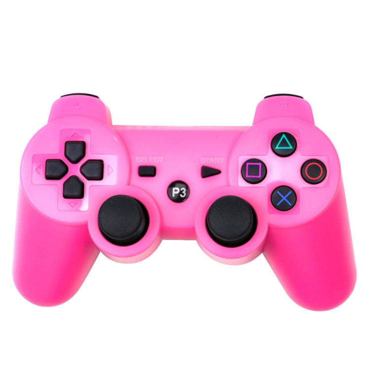 Snowflake Button Wireless Bluetooth Gamepad Game Controller for PS3(Pink) - Gamepads by PMC Jewellery | Online Shopping South Africa | PMC Jewellery