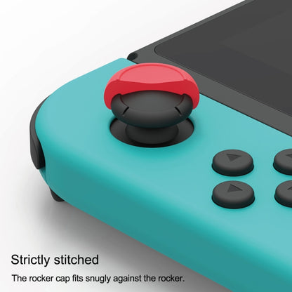 Skull&Co Left + Right Gamepad Rocker Cap Button Cover Thumb Grip Set for Switch / Switch Lite / JOYCON(Black) - Cases by PMC Jewellery | Online Shopping South Africa | PMC Jewellery