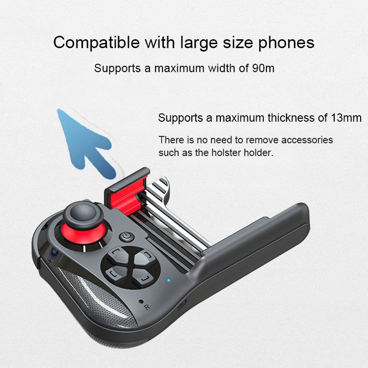 MOCUTE-059 Bluetooth 4.0 Dual-mode Left-handed Bluetooth Gamepad for 6.5-7.2-inch Phones, Supports Android / IOS Direct Connection and Direct Play - Controller Gamepad by PMC TechLife | Online Shopping South Africa | PMC TechLife