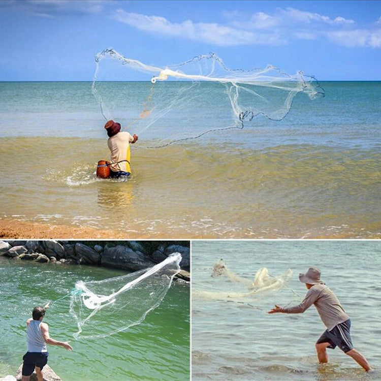 American Easy Throw Cast Net Fishing Mesh Fishing Tackle - Fishing Net by PMC Jewellery | Online Shopping South Africa | PMC Jewellery