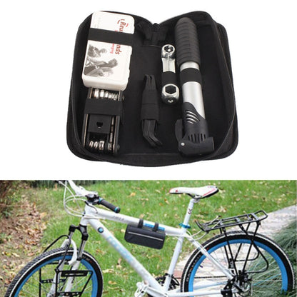 Bicycle Repair Tools Bike Tire Kit Bicycle Pump Puncture Repair Tool Bag - Maintenance tools by PMC Jewellery | Online Shopping South Africa | PMC Jewellery