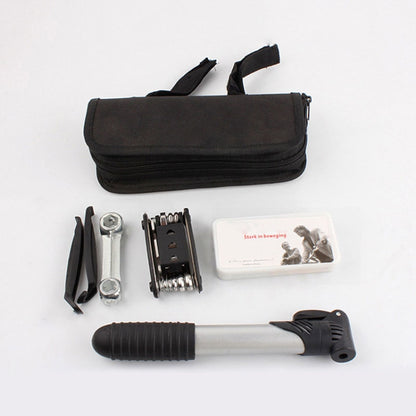 Bicycle Repair Tools Bike Tire Kit Bicycle Pump Puncture Repair Tool Bag - Maintenance tools by PMC Jewellery | Online Shopping South Africa | PMC Jewellery