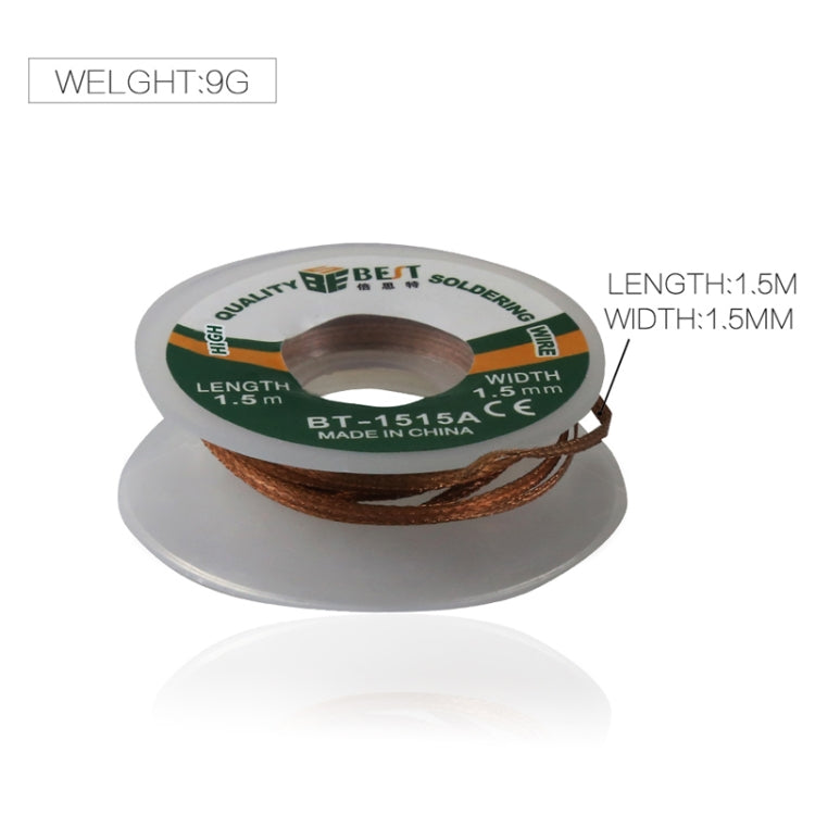 BST-1515A   Desoldering Wire Solder Remover Wire - Welding Wire by BEST | Online Shopping South Africa | PMC TechLife | Buy Now Pay Later Mobicred