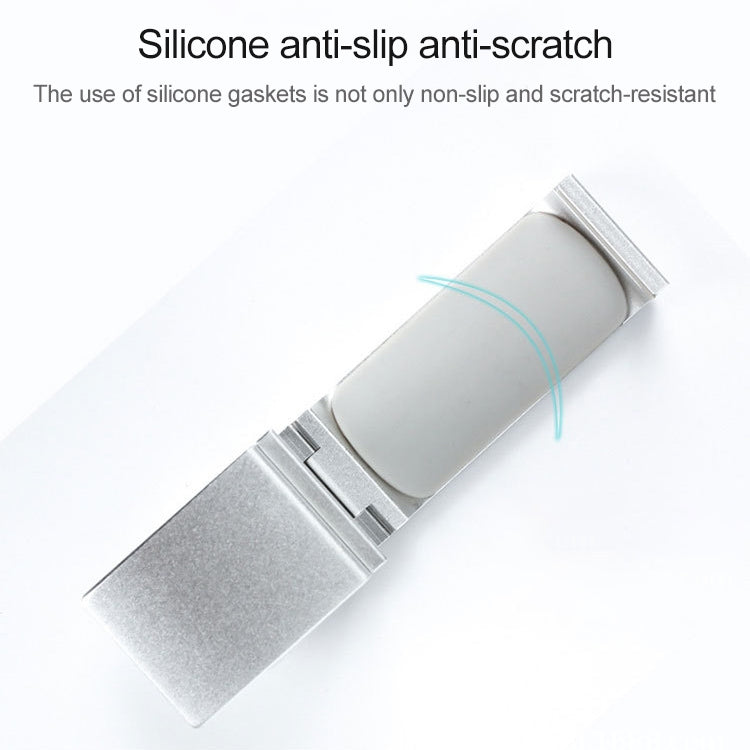 Desktop Lock Clip Type Metal Foldable Headset Stand Display Hanger(Black) - Anti-lost & Holder by PMC TechLife | Online Shopping South Africa | PMC TechLife