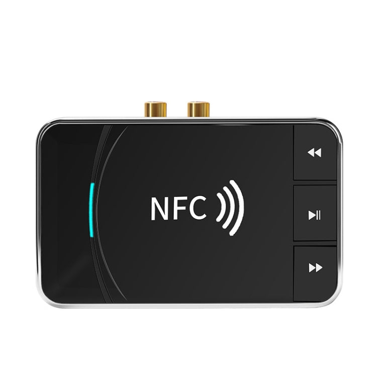 N100 NFC Desktop Bluetooth 5.0  Receiver & Transmitter Car Bluetooth Speaker Audio Adapter(Black) - Audio Receiver Transmitter by PMC TechLife | Online Shopping South Africa | PMC TechLife