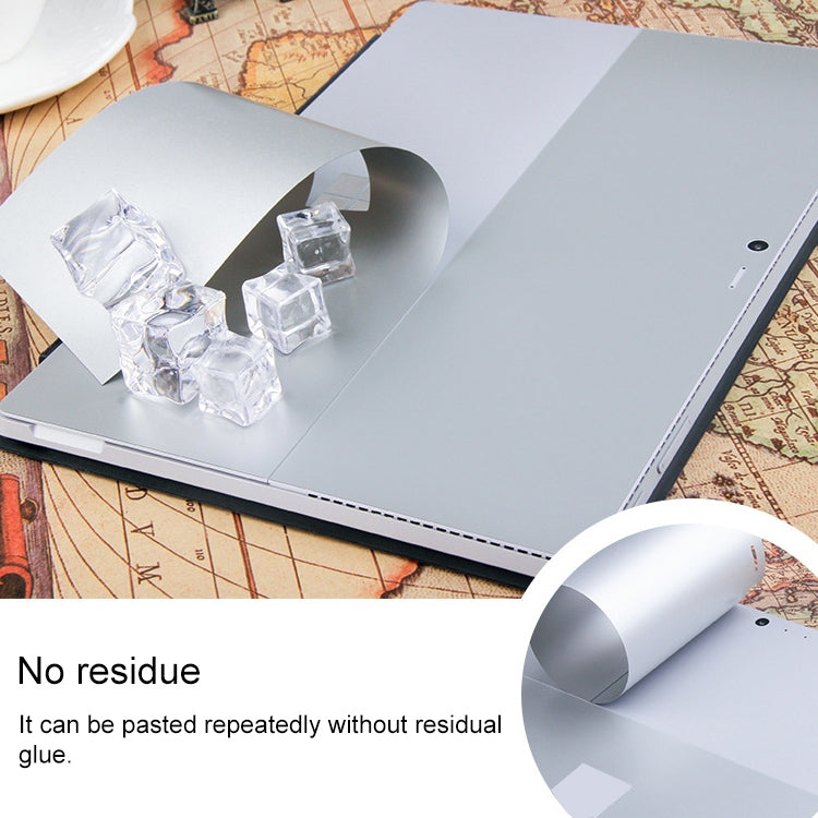 Tablet PC Shell Protective Back Film Sticker for Microsoft Surface Pro 3 (Silver) - Screen & Keyboard Cover by PMC TechLife | Online Shopping South Africa | PMC TechLife