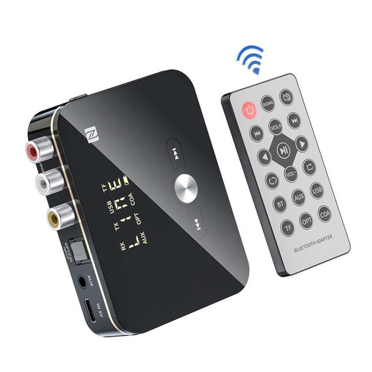 M8 NFC 2 in 1 NFC Optical Coaxial Bluetooth 5.0 Audio Transmitter Receiver with Digital Display - Audio Receiver Transmitter by PMC TechLife | Online Shopping South Africa | PMC TechLife