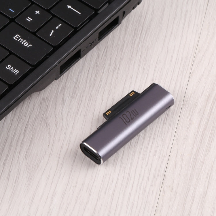 102W USB-C / Type-C Female Charging Adapter for Microsoft Surface Pro 3 / 4 / 5 / 6 / 7 / Surface Go - For Microsoft by PMC TechLife | Online Shopping South Africa | PMC TechLife | Buy Now Pay Later Mobicred