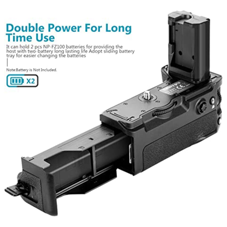 PULUZ Vertical Camera Battery Grip for Sony A6300 Digital SLR Camera - Battery Grip by PULUZ | Online Shopping South Africa | PMC Jewellery | Buy Now Pay Later Mobicred