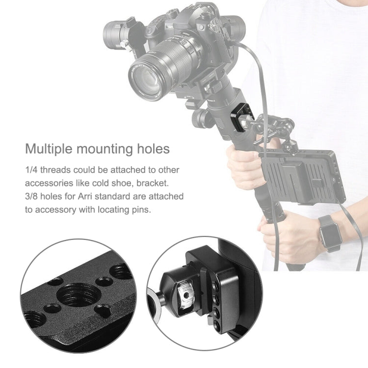 PULUZ Quick Release Plate External Mounting Holder for DJI RONIN / RONIN-S - Quick Release Plate by PULUZ | Online Shopping South Africa | PMC TechLife | Buy Now Pay Later Mobicred