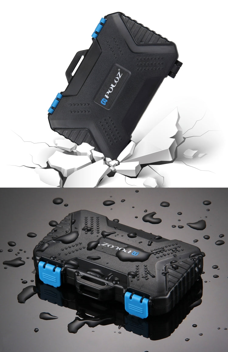 PULUZ 27 in 1 Memory Card Case for 4CF + 8SD + 9TF + 1Card PIN + 1Standard SIM + 2Micro-SIM + 2Nano-SIM - Card Case by PULUZ | Online Shopping South Africa | PMC TechLife