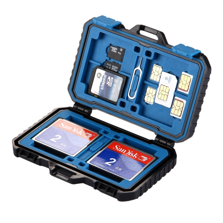PULUZ 27 in 1 Memory Card Case for 4CF + 8SD + 9TF + 1Card PIN + 1Standard SIM + 2Micro-SIM + 2Nano-SIM - Card Case by PULUZ | Online Shopping South Africa | PMC TechLife