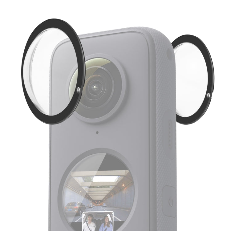 PULUZ Lens Guard PC Protective Cover for Insta360 One X2(Black) - Len Accessories by PULUZ | Online Shopping South Africa | PMC TechLife