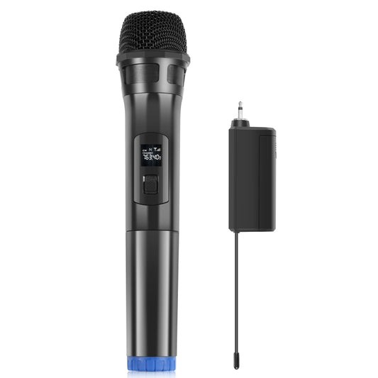 PULUZ UHF Wireless Dynamic Microphone with LED Display, 3.5mm Transmitter(Black) - Microphone by PULUZ | Online Shopping South Africa | PMC Jewellery