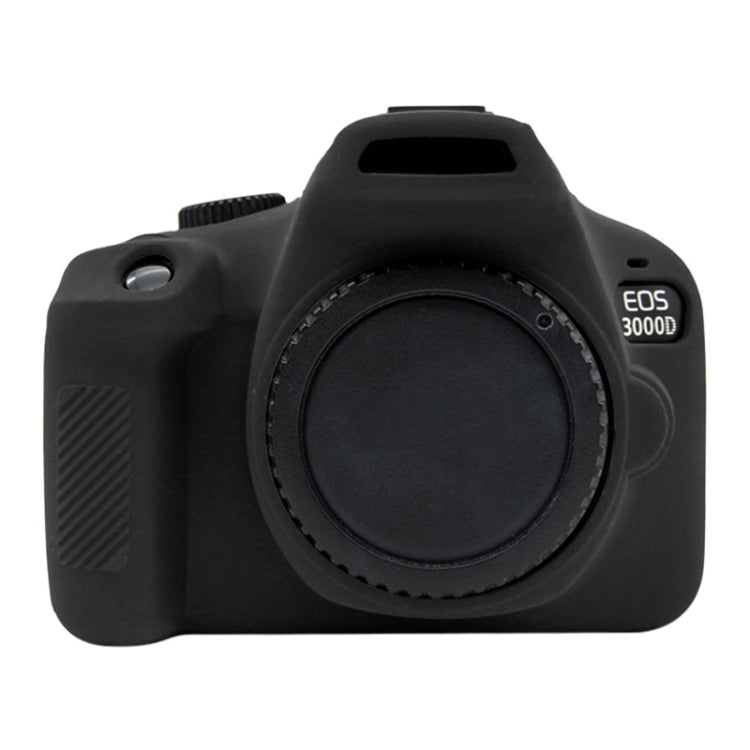 PULUZ Soft Silicone Protective Case for Canon EOS 3000D / 4000D(Black) - free shipping - PMC TechLife - Order now!