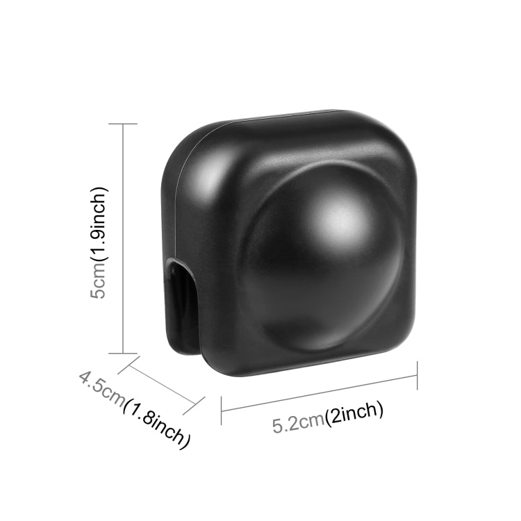 For Insta360 X3 PULUZ Silicone Protective  Lens Cover(Black) - Len Accessories by PULUZ | Online Shopping South Africa | PMC TechLife | Buy Now Pay Later Mobicred