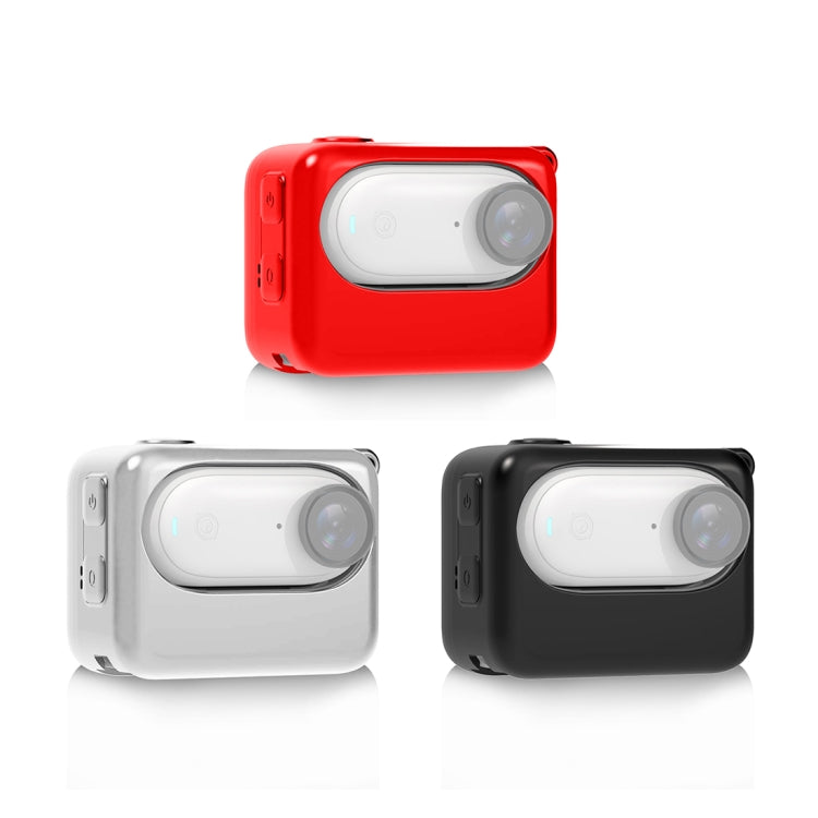 For Insta360 GO 3 PULUZ Camera Charging Case Silicone Case (White) - free shipping - PMC TechLife - Order now!