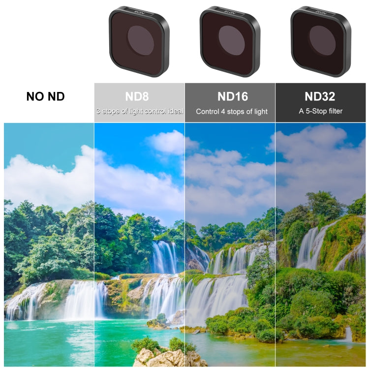 PULUZ Action Camera ND8 Lens Filter For GoPro Hero11 Black / Hero11 Black mini / HERO10 Black / HERO9 Black - Lens Filter by PULUZ | Online Shopping South Africa | PMC Jewellery