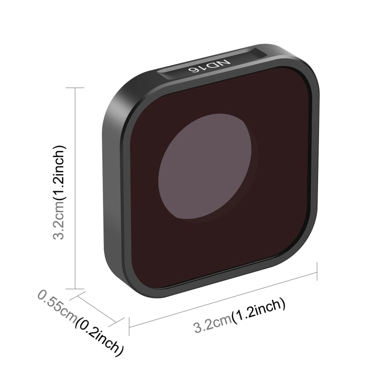 PULUZ Action Camera ND16 Lens Filter For GoPro Hero11 Black / Hero11 Black mini / HERO10 Black / HERO9 Black - Lens Filter by PULUZ | Online Shopping South Africa | PMC Jewellery | Buy Now Pay Later Mobicred