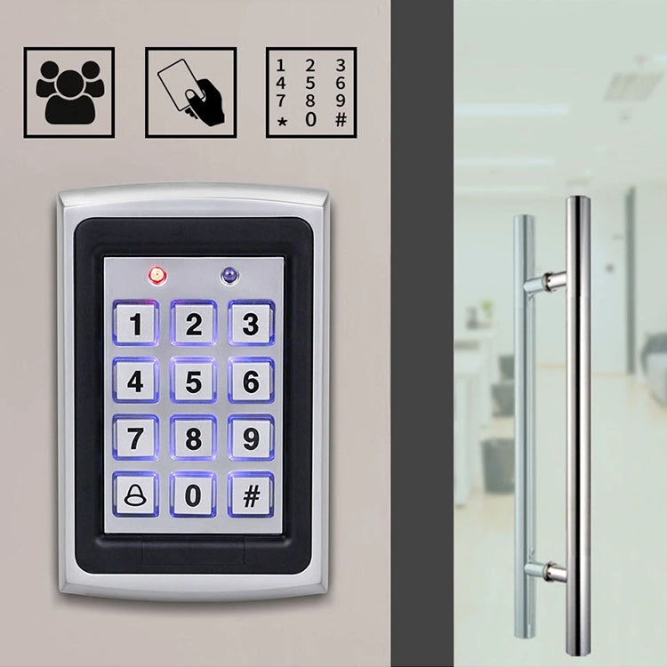 Standalone Keypad Access Control System (7612)(Silver) - Access Controller by PMC Jewellery | Online Shopping South Africa | PMC Jewellery