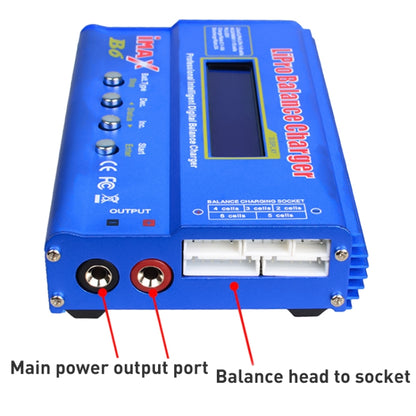 iMAX B6 Digital RC Lipo NiMH Battery Balance Charger(Blue) - Charger by PMC Jewellery | Online Shopping South Africa | PMC Jewellery