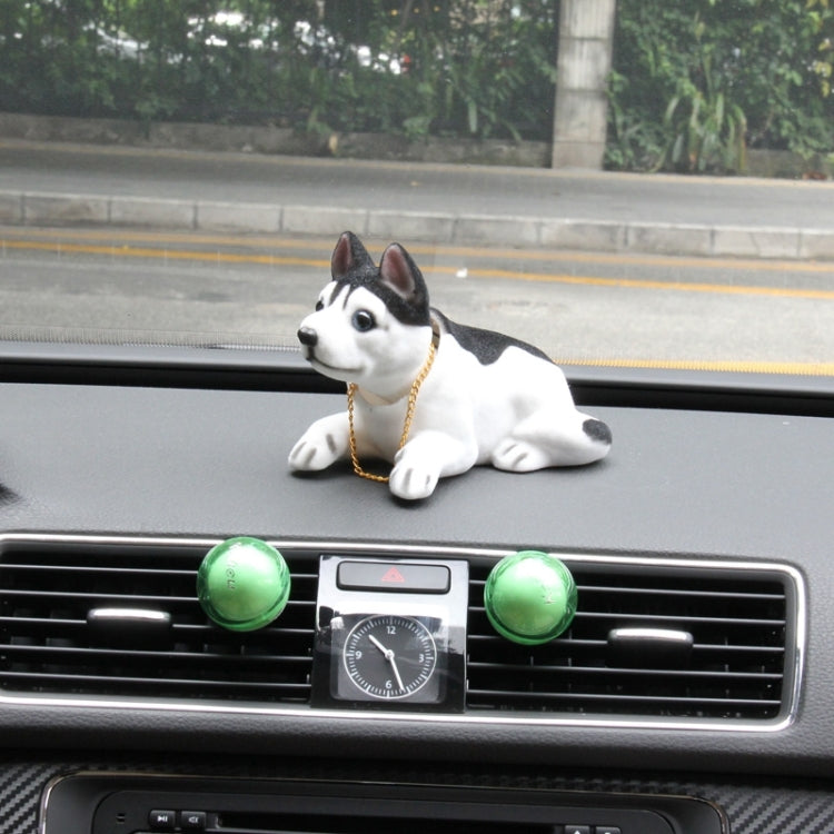 Lovely Husky Nodding Dog for Car Decoration - Ornaments by PMC TechLife | Online Shopping South Africa | PMC TechLife
