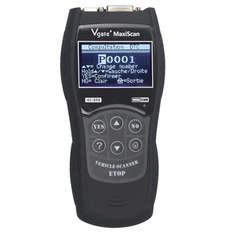 Vgate VS890 Professional Diagnostic Code Scanner Tool, Supported Multi Languages - Code Readers & Scan Tools by Vgate | Online Shopping South Africa | PMC Jewellery | Buy Now Pay Later Mobicred