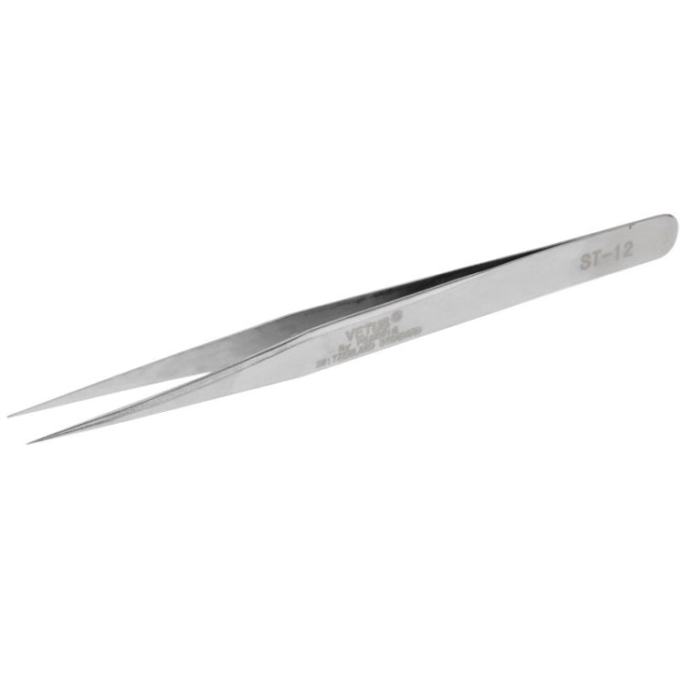 ST-12 Stainless Steel Tweezers - Tweezers by VETUS | Online Shopping South Africa | PMC Jewellery