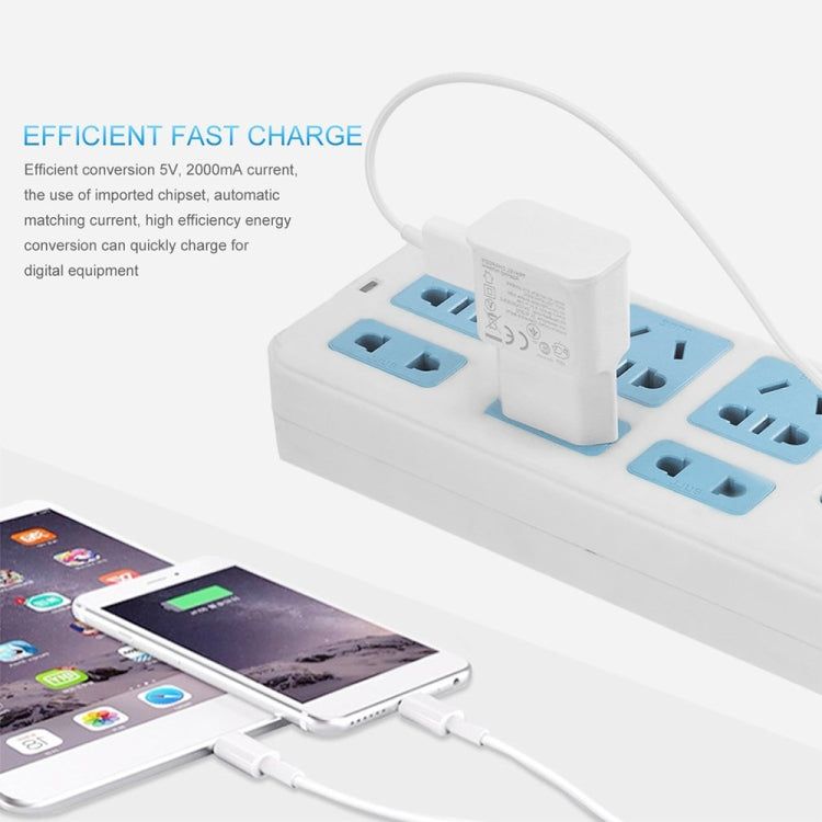 Charger Sync Cable + EU Plug Travel Charger(White) - free shipping - PMC TechLife - Order now!