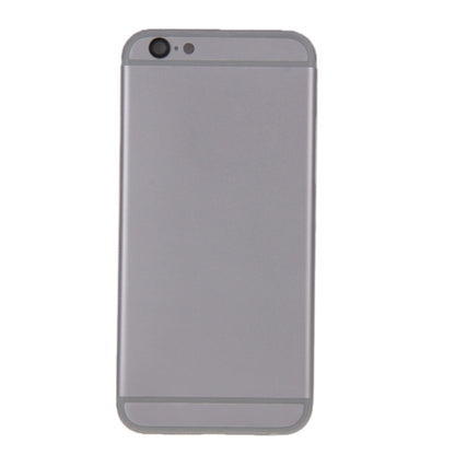 6 in 1 for iPhone 6 (Back Cover + Card Tray + Volume Control Key + Power Button + Mute Switch Vibrator Key + Sign) Full Assembly Housing Cover(Grey) - iPhone 6/6 Plus Parts by PMC Jewellery | Online Shopping South Africa | PMC Jewellery