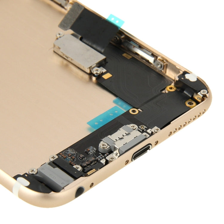 Full Housing Back Cover for iPhone 6 Plus(Gold) - iPhone 6/6 Plus Parts by PMC TechLife | Online Shopping South Africa | PMC TechLife